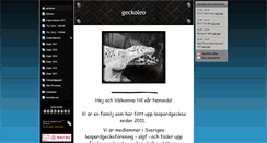 Desktop Screenshot of geckoleo.se