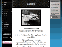 Tablet Screenshot of geckoleo.se